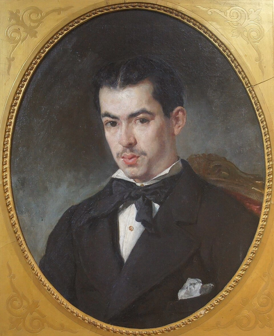 Ulpiano Checa - Ritratto di Eduardo Ballester Estecha